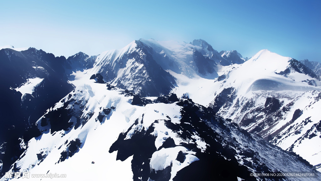 雪山冰川图片