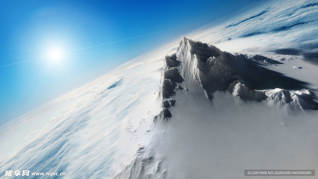 雪山冰川图片