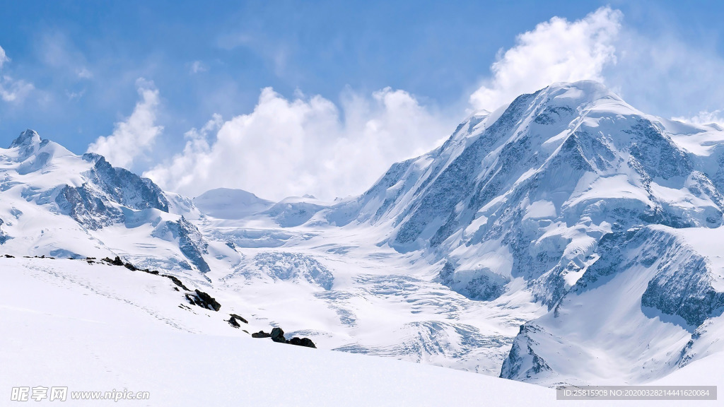 雪山冰川图片