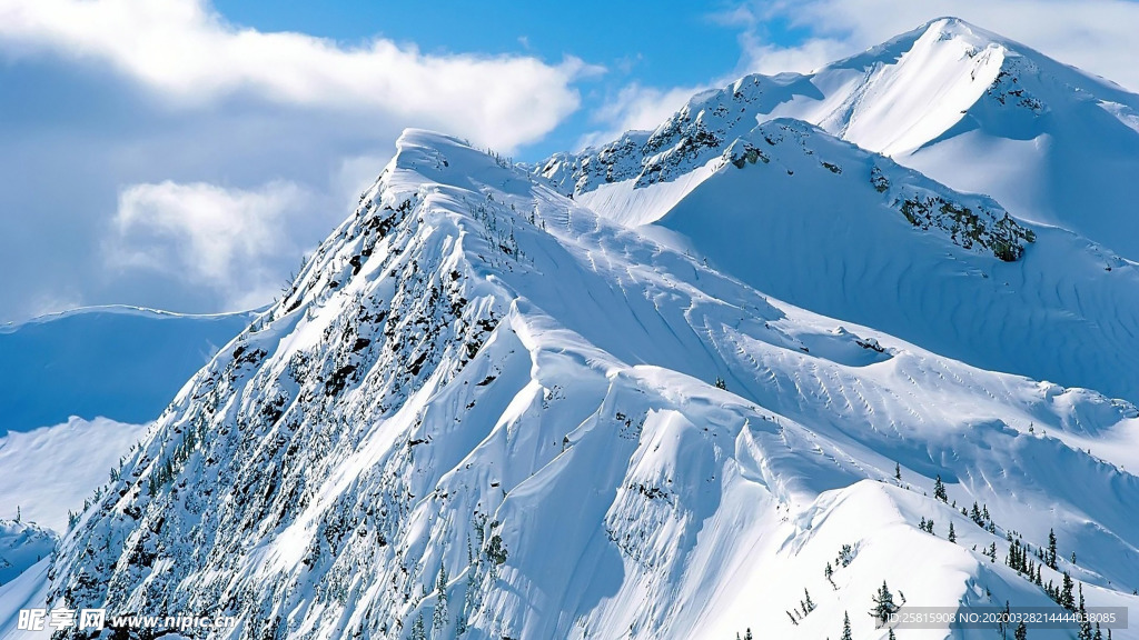 雪山冰川图片