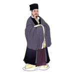 国学人物插画