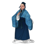 国学人物插画