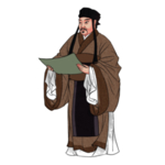 国学人物插画