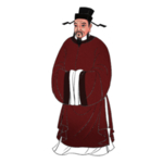 国学人物插画