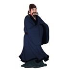 国学人物插画
