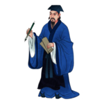 国学人物插画