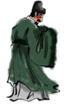 国学人物插画