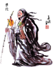 国学人物插画