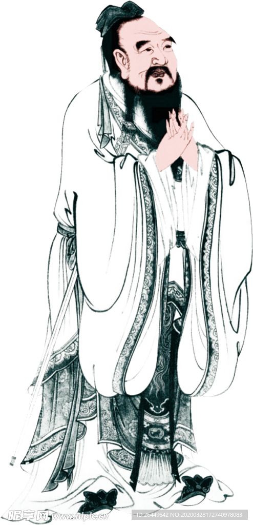 国学人物插画