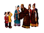 国学人物插画