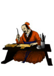 国学人物插画