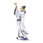 国学人物插画