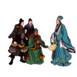 国学人物插画