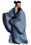 国学人物插画