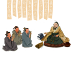 国学人物插画
