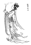 国学人物插画