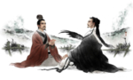 国学人物插画
