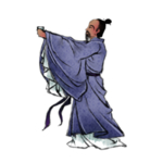 国学人物插画