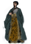 国学人物插画