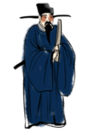 国学人物插画