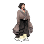 国学人物插画