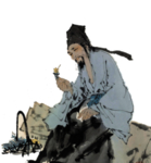 国学人物插画