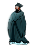国学人物插画