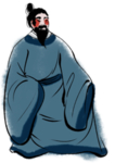 国学人物插画