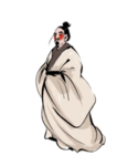 国学人物插画