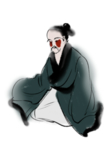 国学人物插画