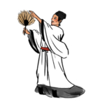 国学人物插画