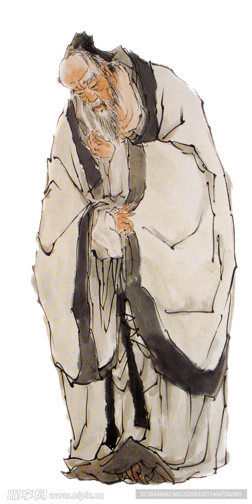 国学人物插画