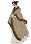 国学人物插画