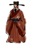 国学人物插画