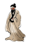 国学人物插画