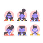 矢量卡通休闲人物