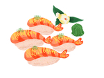 寿司透明素材 PNG免扣素材