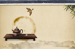 中国风底板
