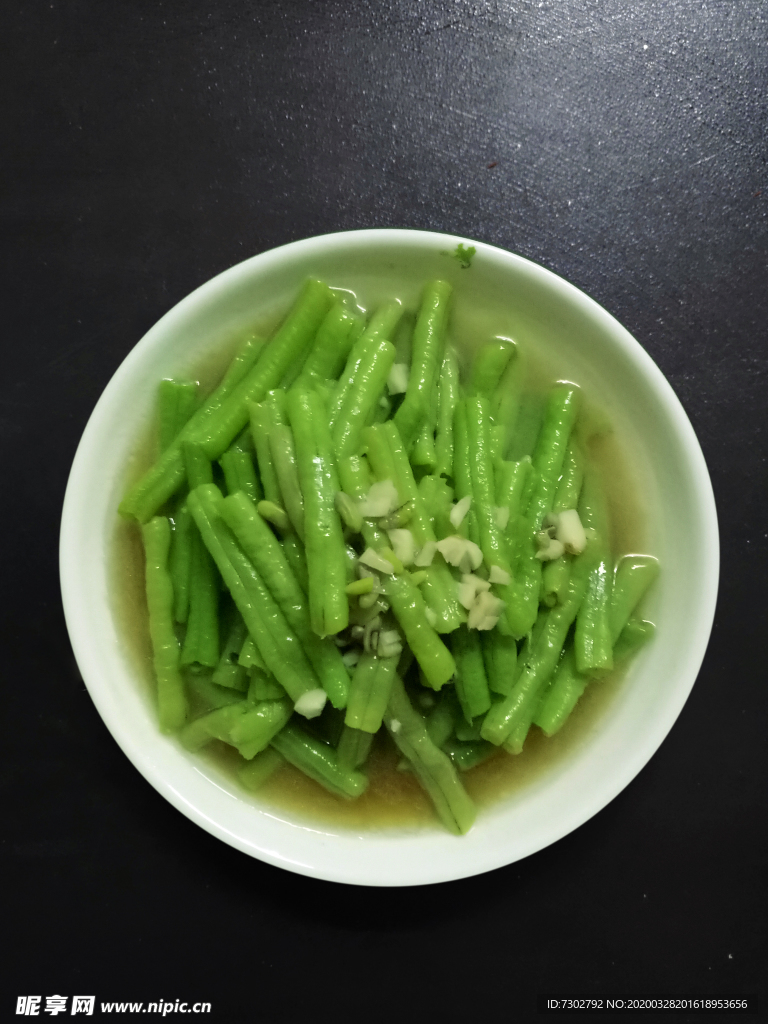 潮汕菜之蒜香豇豆