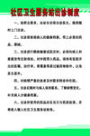 社区卫生服务站出诊制度