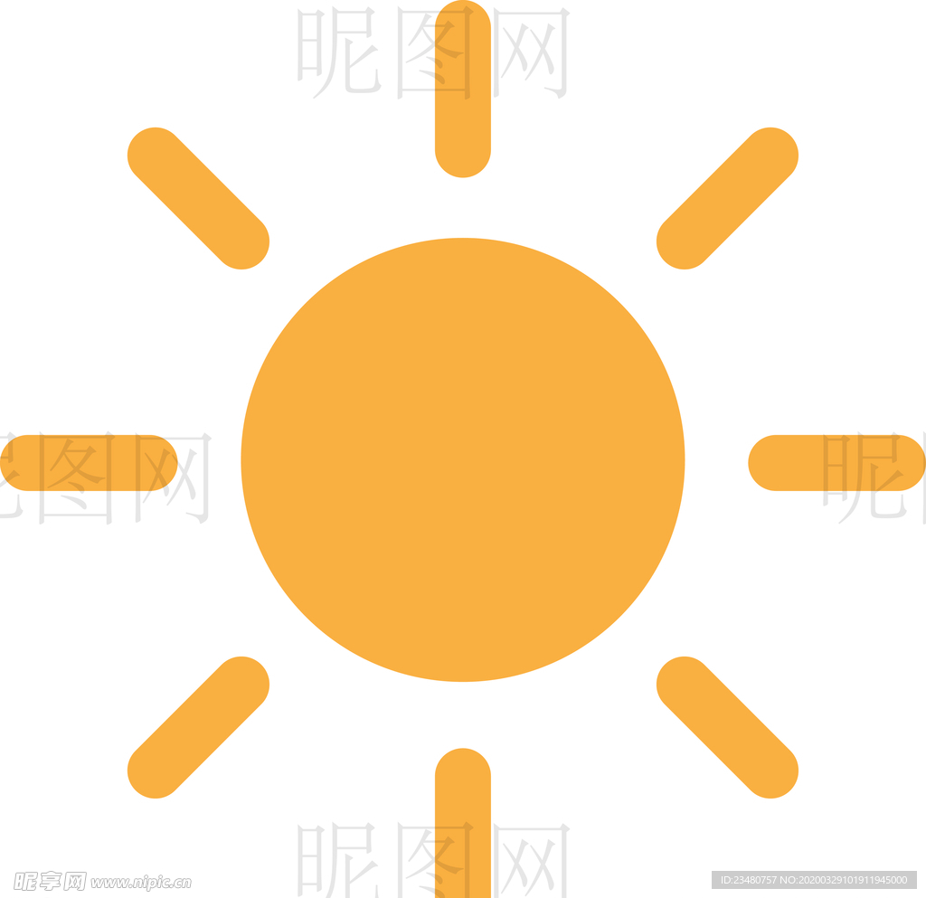 太阳UI标识标志LOGO