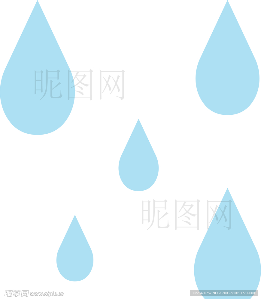 下雨UI标识标志LOGO