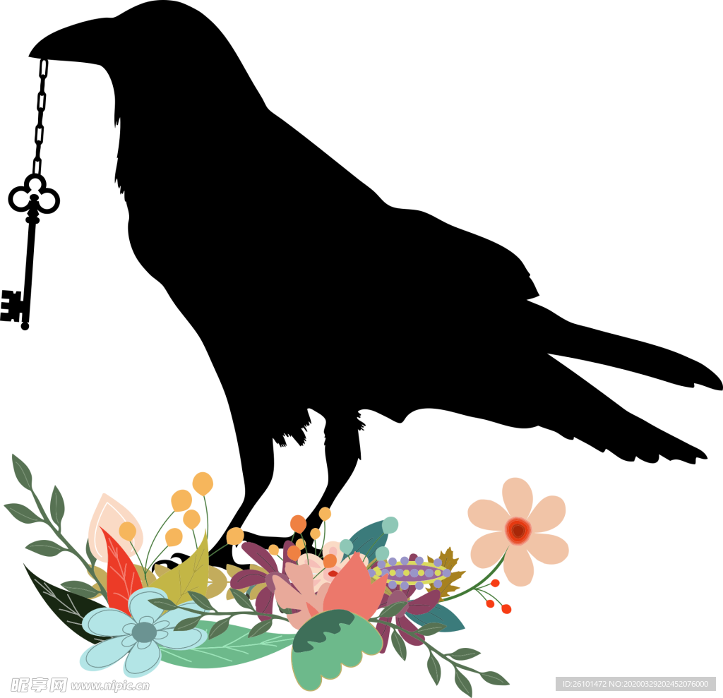 鸟与花