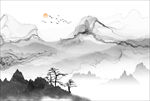 现代山水
