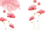 手绘桃花