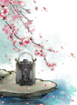 手绘桃花