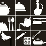 餐具图案