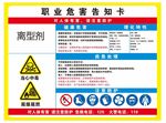 危害告知牌 离型剂