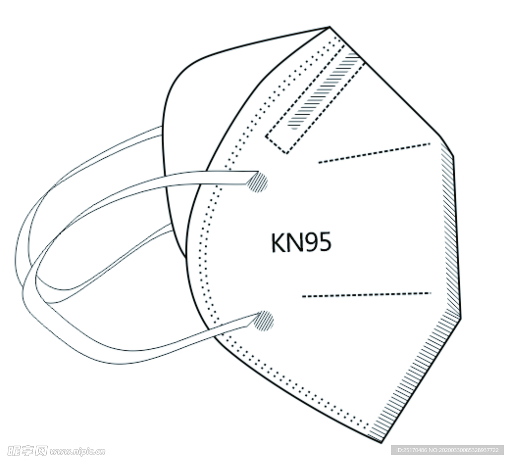 KN95防护口罩