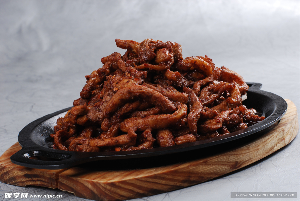 铁板肉筋